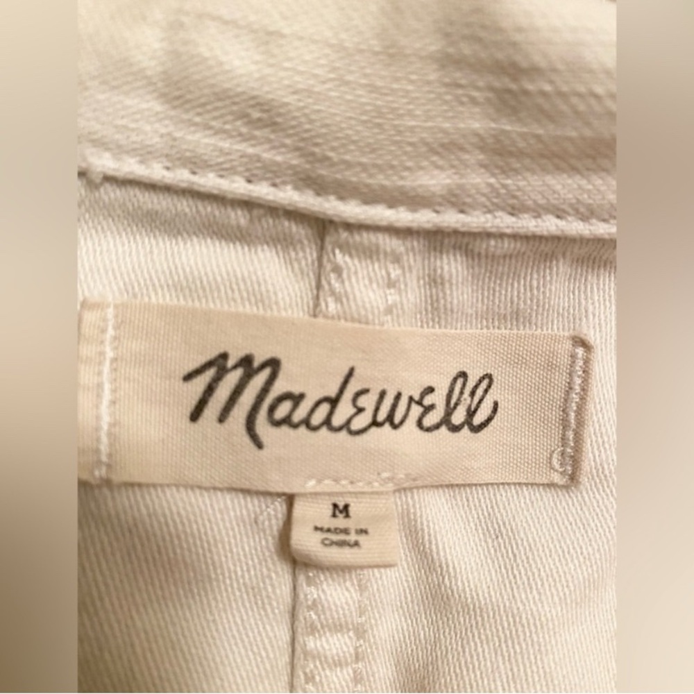 Madewell “Drakefield” Chore Shirt Jacket in Ecru M - Picture 5 of 9